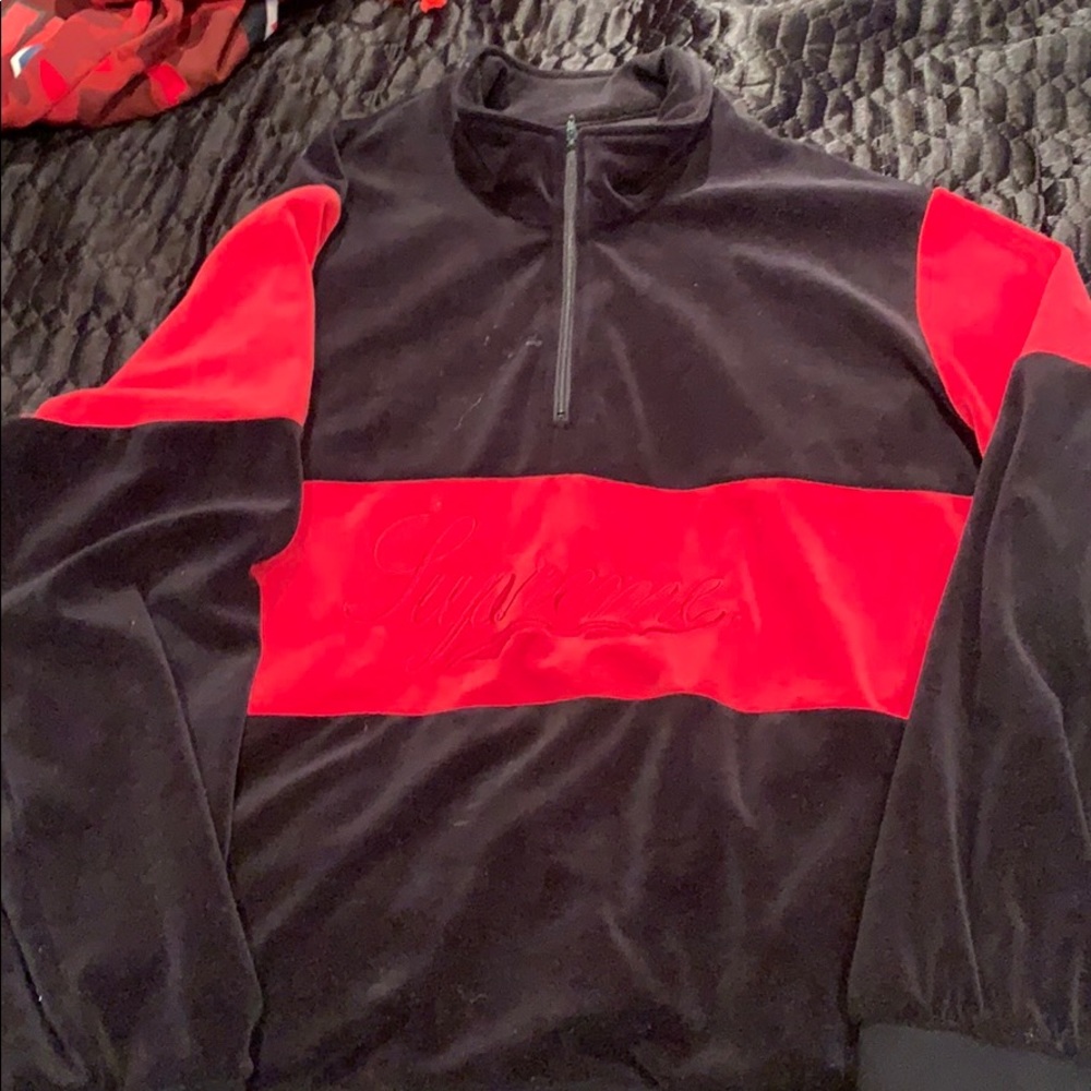 Supreme velour pull over
